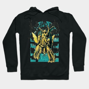 Always an angel Distressed Hoodie